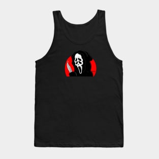 Scream Trippy Ghost Face Tank Top